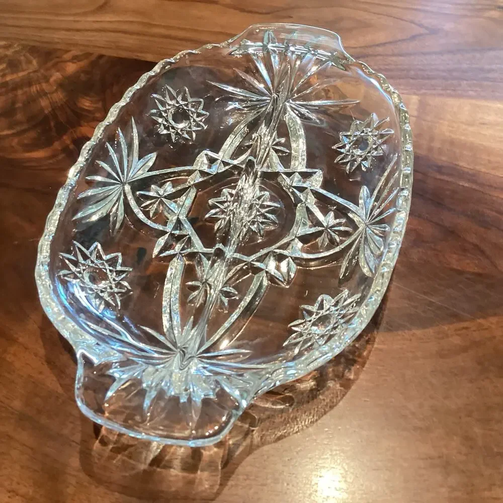 Vintage Anchor Hocking Divided Relish Dish